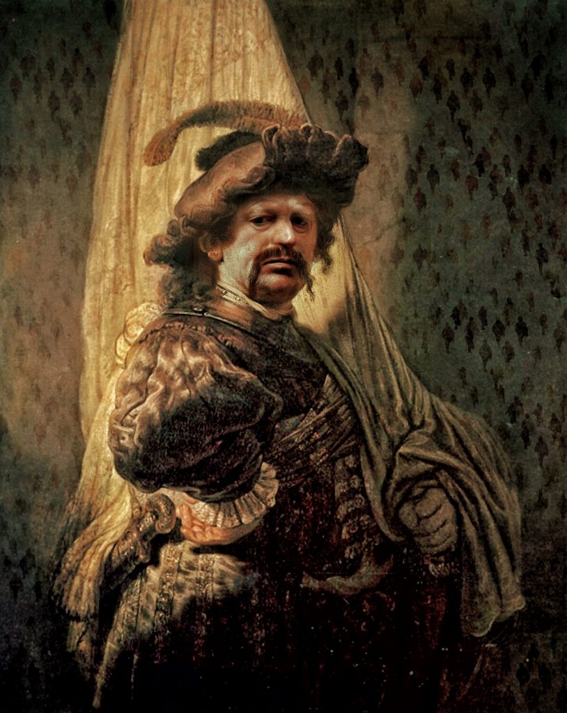 Gepersonificeerde Vaandeldrager van Rembrandt