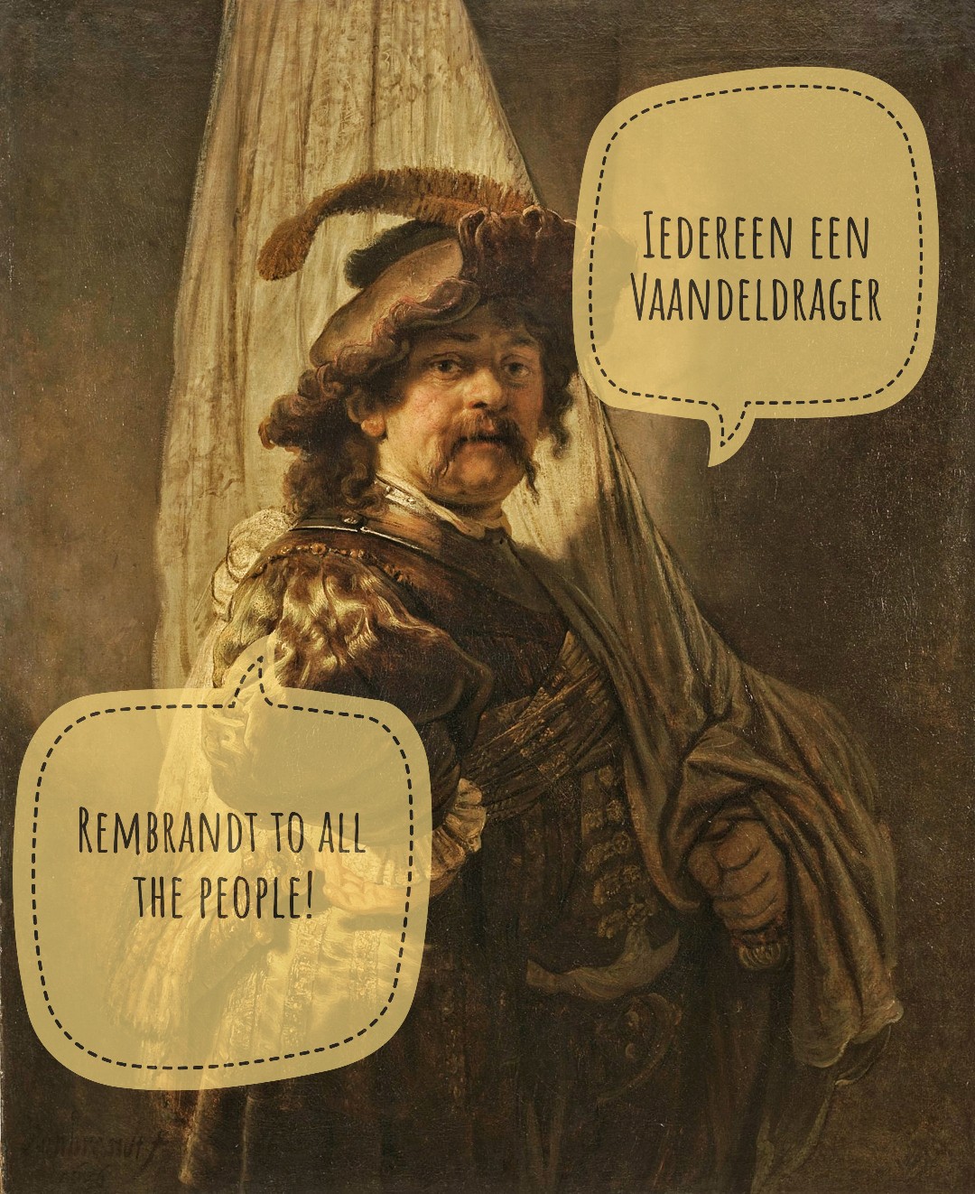 Iedereen een eigen Vaandeldrager, door Ruben van Gogh!